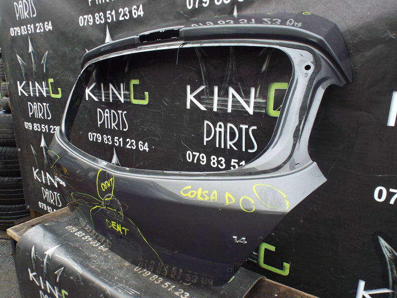 VAUXHALL CORSA D 5 DOOR MODEL TAILGATE 06-14 REAR TAILGATE IN GREY