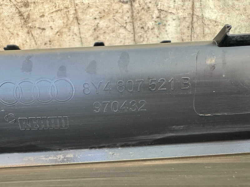 AUDI A3 S LINE 8Y 2020-ON REAR BUMPER DIFFUSER GENUINE 8Y4807521B