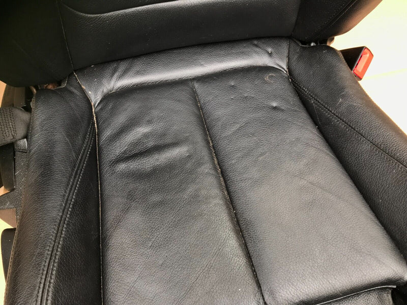 BMW F30 F31 SALOON ESTATE GENUINE FRONT SEAT BLACK LEATHER RIGHT SIDE & SEATBELT