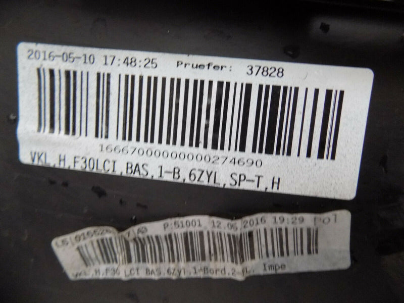 BMW 3 SERIES F30 LCI FACELIFT 2016 2017 D.BLUE REAR BUMPER GENUINE PDC