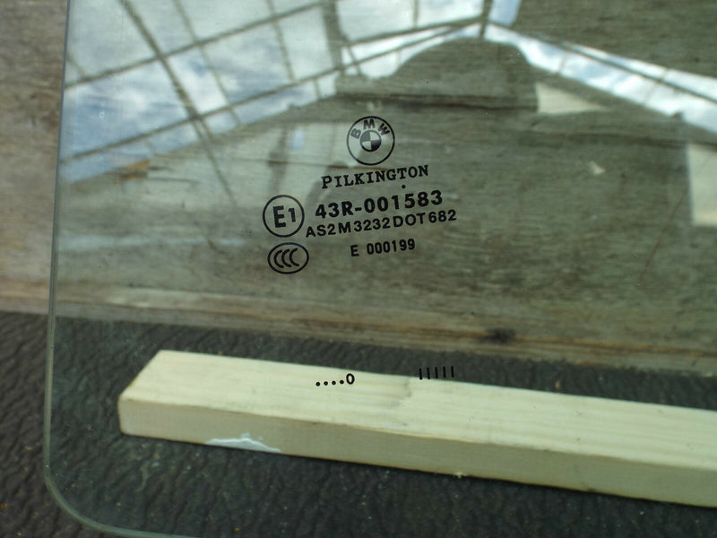 BMW 1 Series E87 2004-2011 Rear Door Window Glass Left Passenger Side N/S