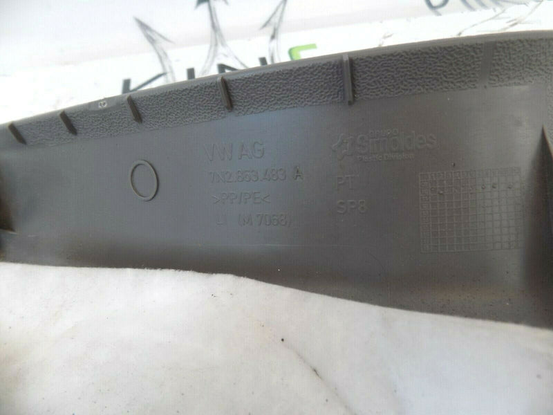 SEAT ALHAMBRA 2010-2015 RHD LEFT SIDE  FLOOR COVERING PILLAR TRIM 7N2863483