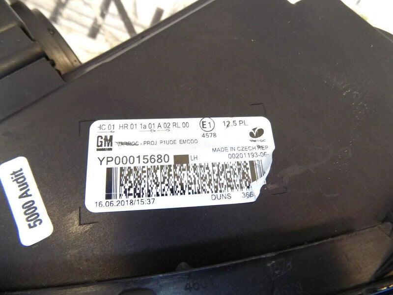 VAUXHALL GRANDLAND X 2017-ON GENUINE HEADLIGHT LIGHT LEFT SIDE 366947220