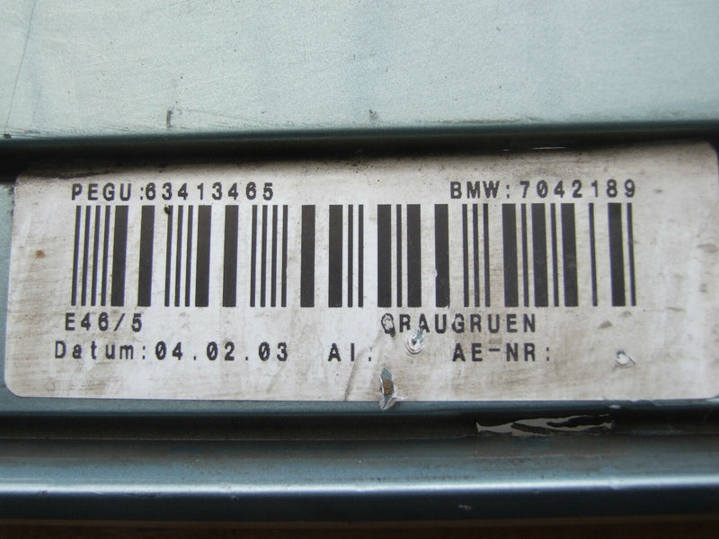 BMW 3 Series E46 Saloon 5 Door 2001-2005 Rear Bumper Genuine Green (3436)