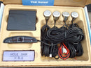 Full Set Rear Parking Sensors Reversing Led Display Pdc Silver