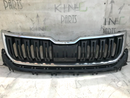 SKODA KODIAQ 16-18 FRONT BUMPER TOP GRILL GRILLE BONNET CAMERA HOLES 565853653A