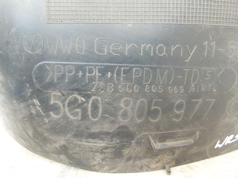 VW GOLF MK7 2012-2016 FRONT LEFT WHEEL ARCH MUDGUARD COVER 5G0805977