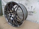 BMW M3 M4 20" INCH ALLOY WHEEL COMPETITION 666 GREY FRONT 9JX20H2