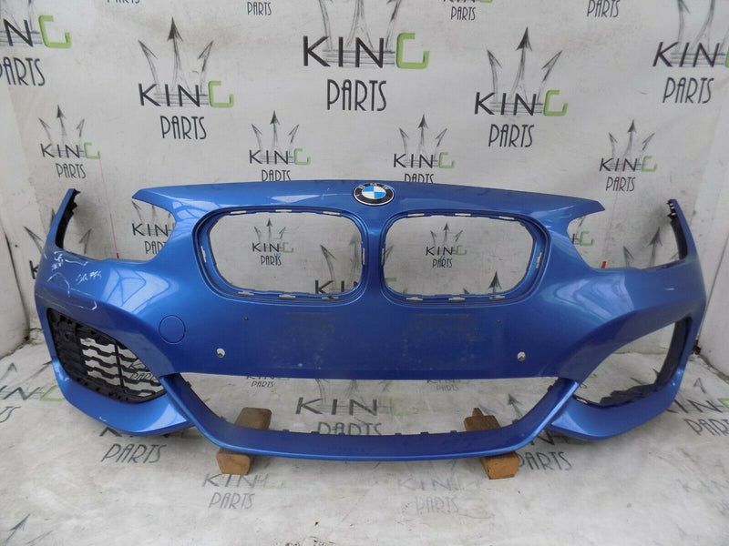 BMW 1 F20 M SPORT FACELIFT 2015-ON BLUE FRONT BUMPER GENUINE 51118060283