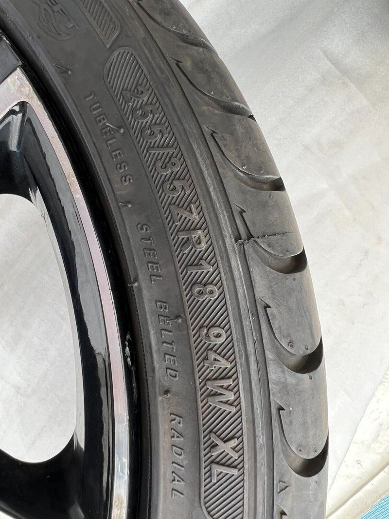 MERCEDES C-CLASS W204 AMG 18" ALLOY WHEEL & TYRE 8.5J ET54 A2044010704