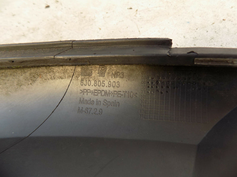 SEAT IBIZA MK4 6J 08-12 FRONT BUMPER SPOILER SKIRT TRIM VALANCE 6J0805903