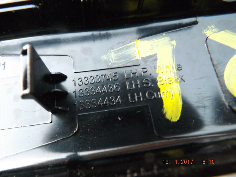 VAUXHALL CORSA D MK3 2006-2014 5-DR INNER HANDLE COVER REAR DOOR LEFT SIDE N/S