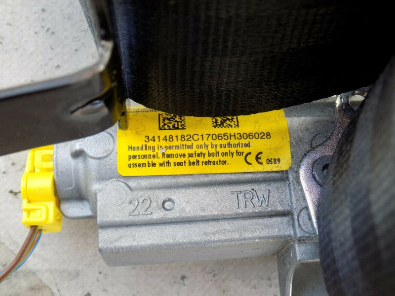 FORD FIESTA MK7 ST DRIVER SIDE FRONT SEAT BELT 5DR GENUINE C1BBA61294AE