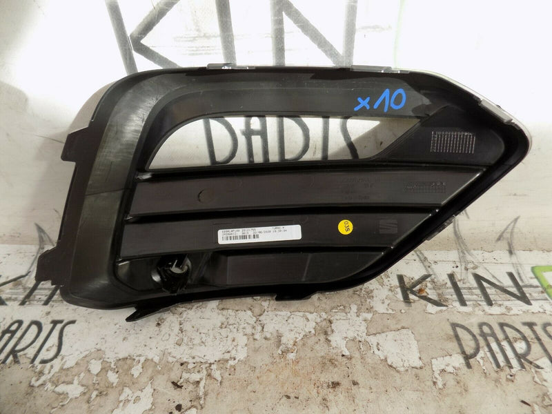 SEAT ATECA 2020-UP RHD FCL FRONT BUMPER LEFT SIDE GRILLE IN GREY + PDC HOLES