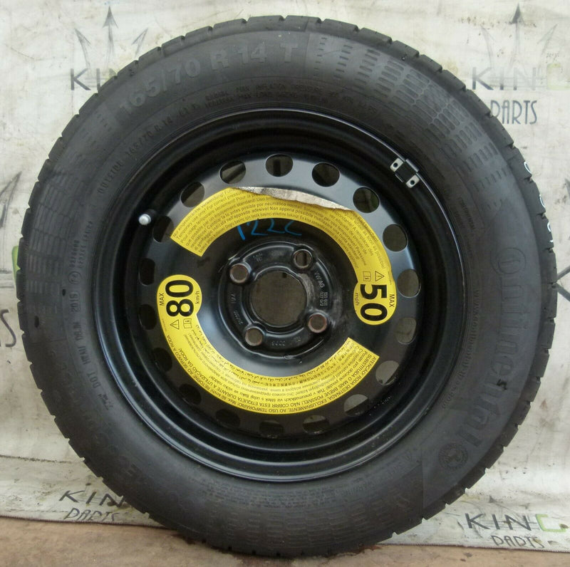 VW UP E-UP 1S GENUINE SPARE WHEEL 14" 5JX14H2 ET35 TYRE 165/70 R14