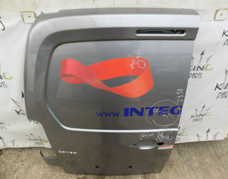 VAUXHALL COMBO 2018 - ON GENUINE REAR DOOR PANEL in GREY