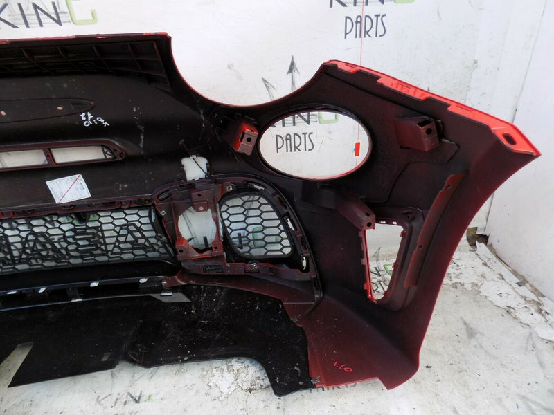 FIAT 500 ABARTH 595 2016-UP FCL FRONT BUMPER RED+GRILL OEM 735633044