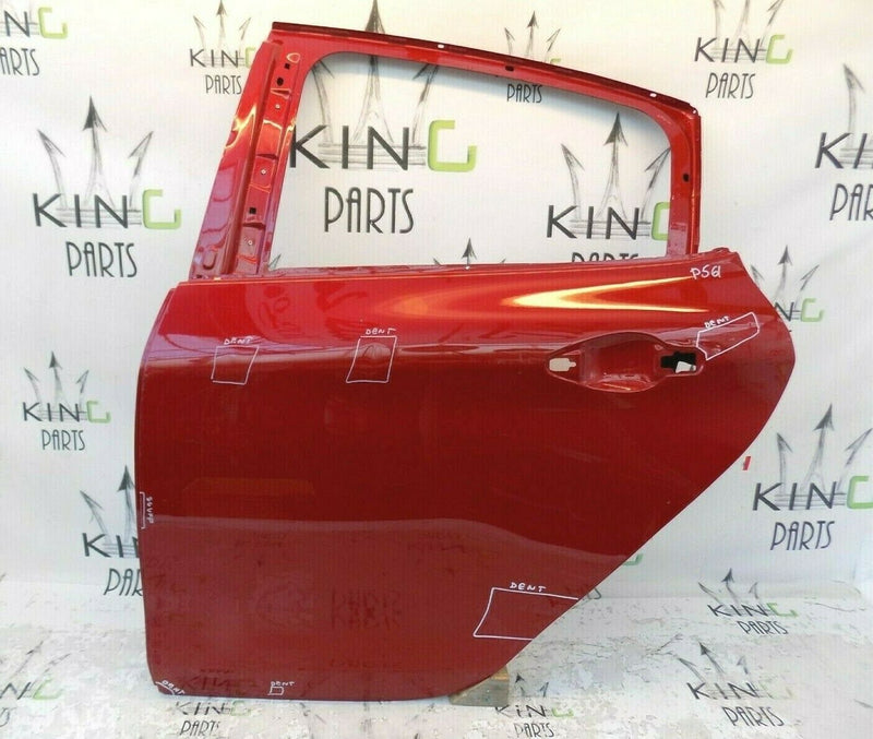 PEUGEOT 208 2012-2019 5DR REAR LEFT DOOR PANEL IN RED *DAMAGE*