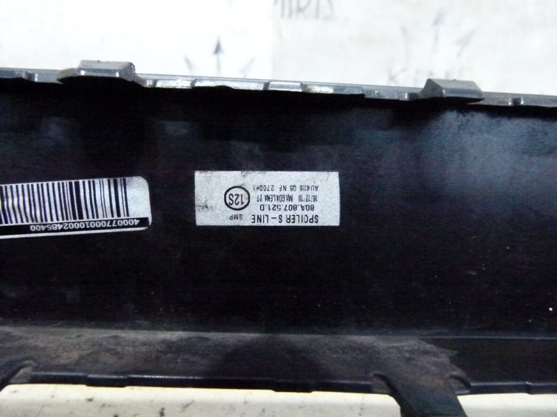 AUDI Q5 MK2 S-LINE 2016-20 REAR BUMPER LOWER PART GENUINE 80A807521