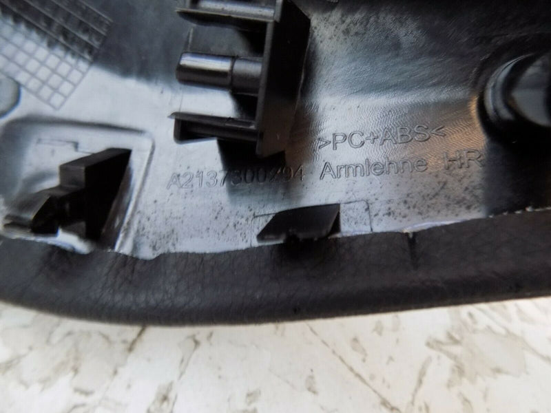 MERCEDES E CLASS W213 2009-2016 REAR RIGHT DOOR ARM REST ARMREST A2137300294