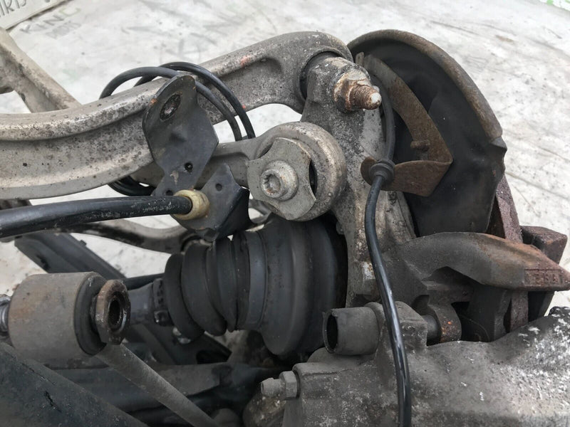 MERCEDES W212 RIGHT SIDE REAR LEG 5x WISHBONE, DRIVESHAFT HUB, CALIPER GAS STRUT