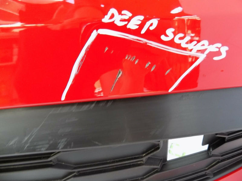 SKODA KAMIQ 2019-ON FRONT BUMPER RED PDS & JET WASH HOLES 658807221
