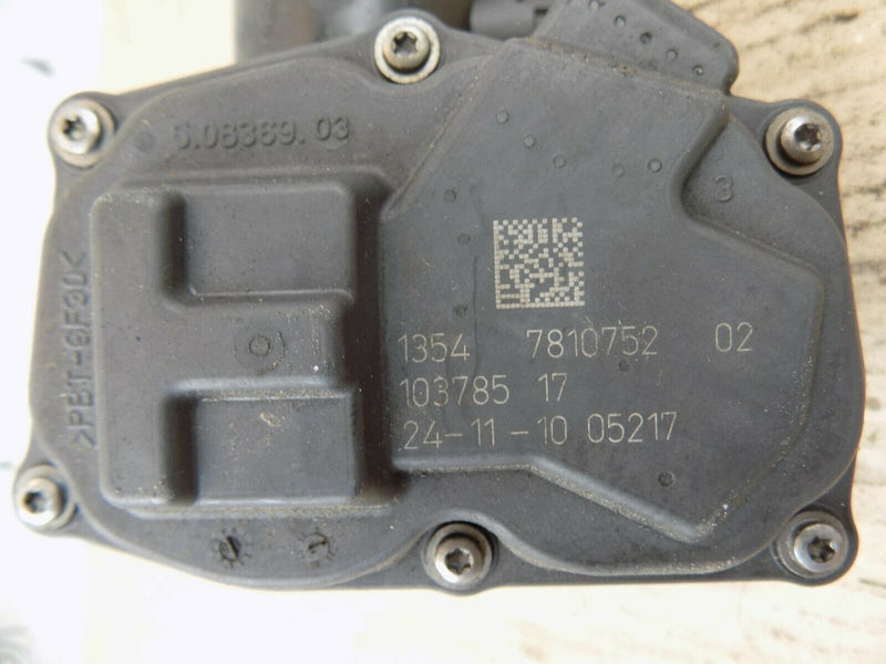 BMW 5 SERIES F10 F1 THROTTLE BODY PIERBURG GENUINE BMW PART 1354 7810752
