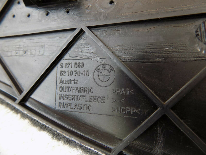 BMW F10 F11 GREY CENTRE CONSOLE CARPET TRIM GENUINE L+R 9171567 9171568