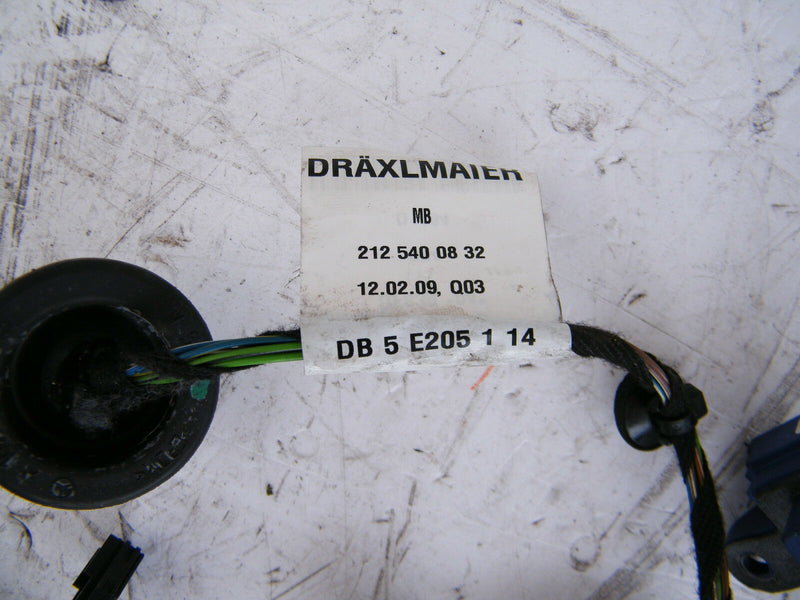 MERCEDES W212 10-15 WIRING LOOM HARNESS DOOR CRASH IMPACT Front Left  2125400832