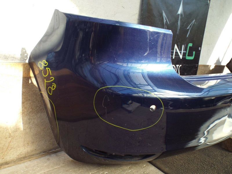 VOLKSWAGEN VW GOLF 5K6 MK6 2009-2012 REAR BUMPER GENUINE BLUE (8528)