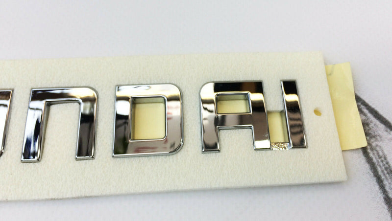 HYUNDAI i30 TUCSON LETTERING REAR BADGE CHROME EMBLEM BOOT LID TRUNK 86335-H1020