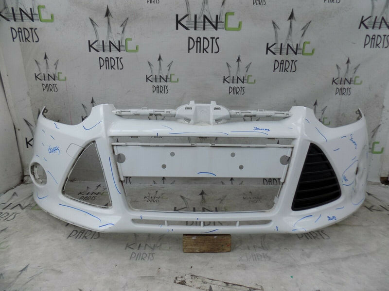 FORD FOCUS III MK3 2011-2013 WHITE FRONT BUMPER GENUINE BM51-17757-A
