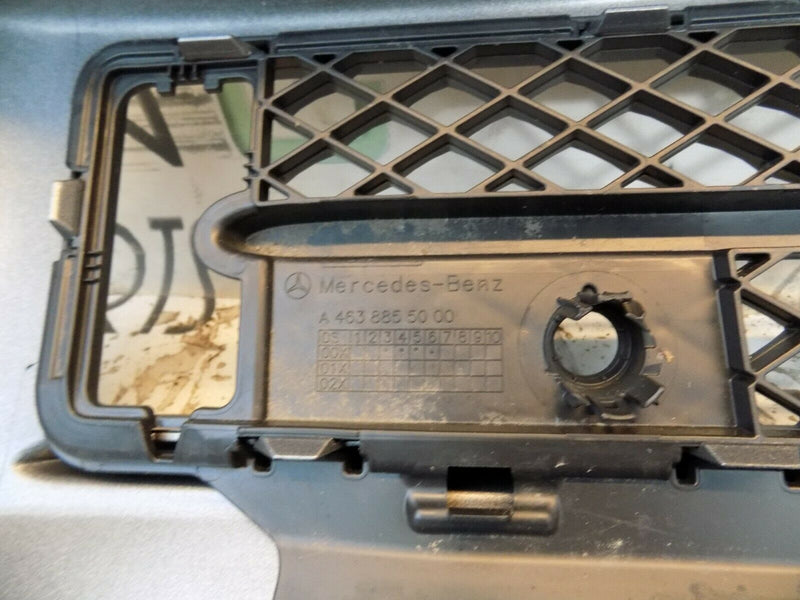 MERCEDES G CLASS W463 2018-ON SILVER FRONT BUMPER GENUINE PDC A4638855000
