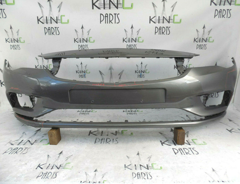 VAUXHALL ASTRA K 2015 2016-2018 GREY FRONT BUMPER GENUINE 39052730