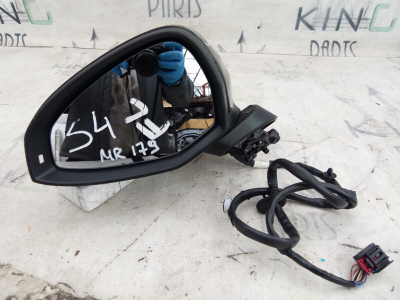 AUDI A4 S4 8W B9 LEFT WING MIRROR AND WIRING LOOM GENUINE VH350715