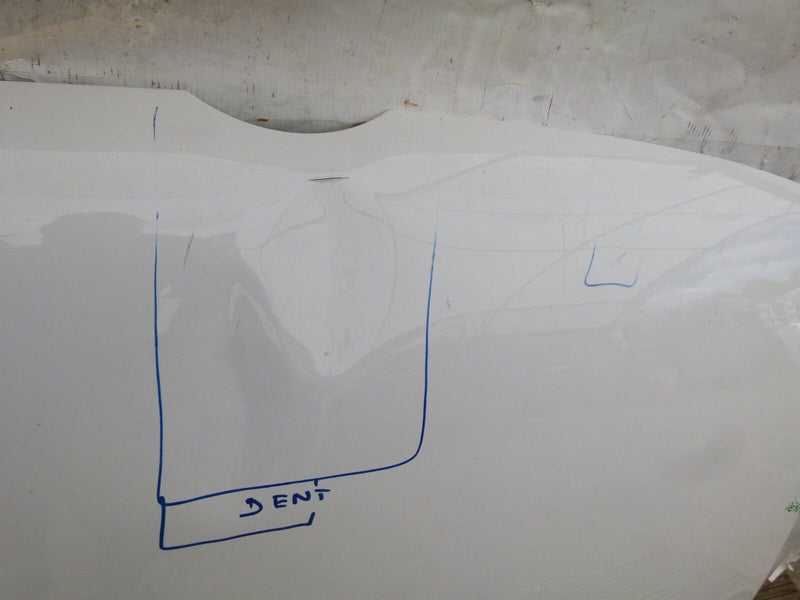 VW TOURAN 2nd FACELIFT 2010-15 GENUINE BONNET HOOD PANEL WHITE 1T0823155