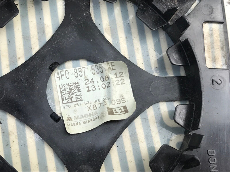 AUDI A6 4F FACELIFT 2008-11 LEFT WING MIRROR GLASS GENUINE 4F0857535