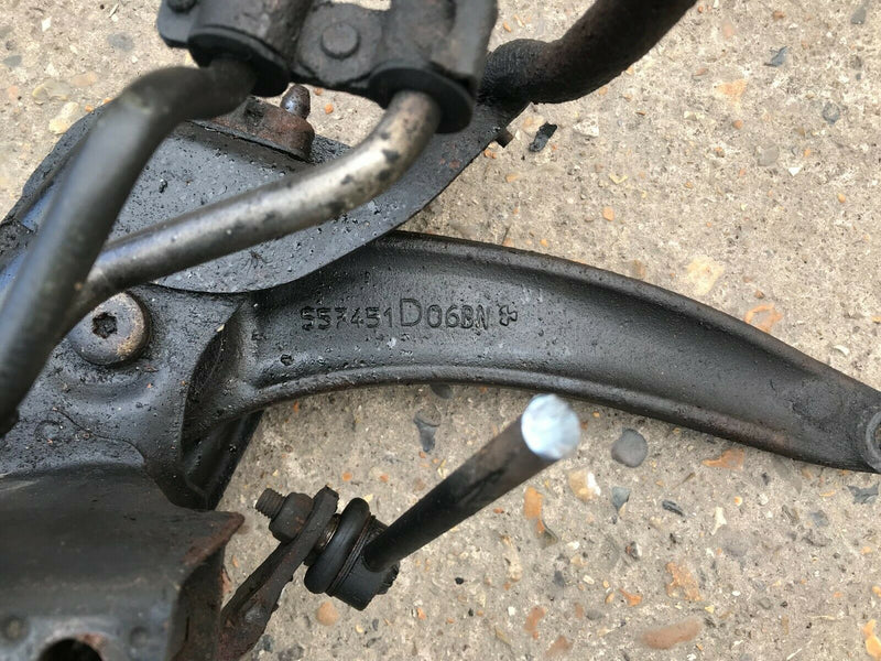 CITROEN C4 2004-09 2.0 DIESEL FRONT SUBFRAME 2x WISHBONES POWER STEERING RACK PB