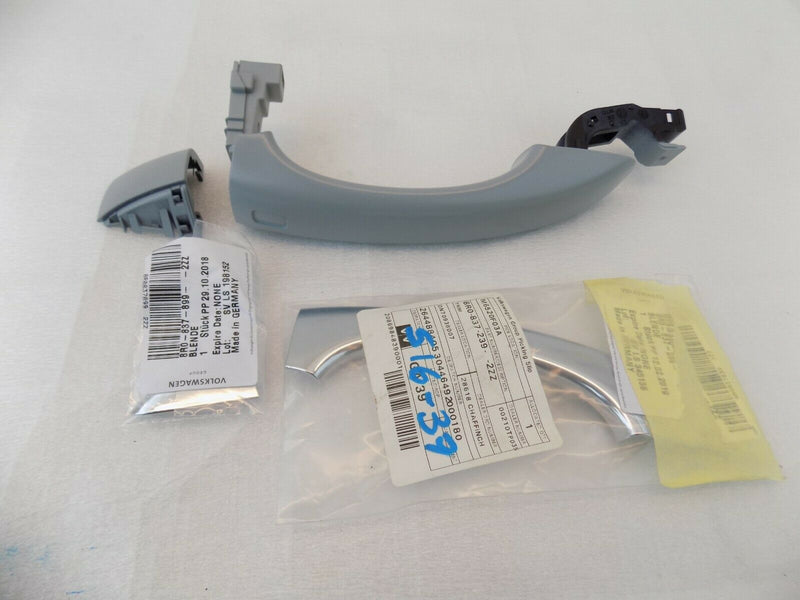 AUDI Q5 2017-ON FRONT LEFT EXTERIOR DOOR HANDLE + CHROME TRIM 8R0837207 /S16-39