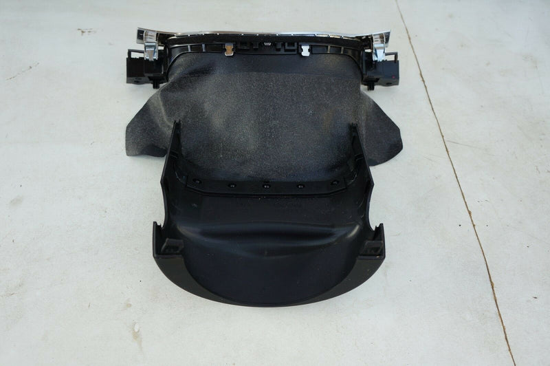 AUDI A6 (C7/4G) 2012-ON S LINE STEERING COLUMN COVER LEATHER BLACK CHROME