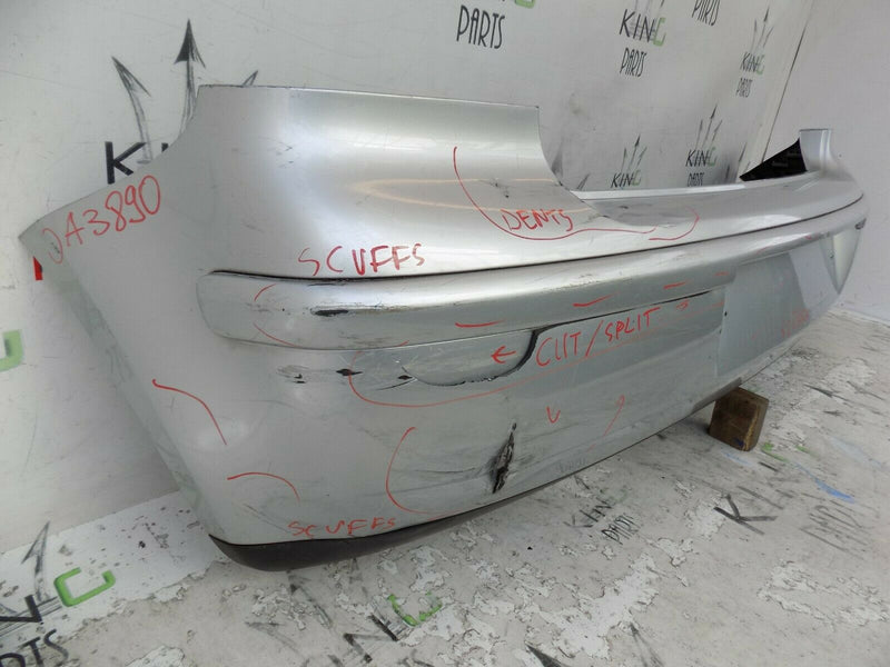 VW POLO 6Q 2001-2004 SILVER REAR BUMPER GENUINE 6Q6807421 / 6Q6807521