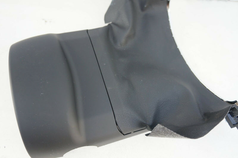 AUDI A6 (C7/4G) 2012-ON S LINE STEERING COLUMN COVER LEATHER BLACK CHROME