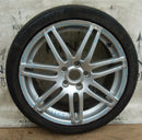 AUDI A3 8P 7,5JX18H2 ET54 ALLOY WHEEL RIM 18" 8P0601025 BA TYRE 225/40 R18