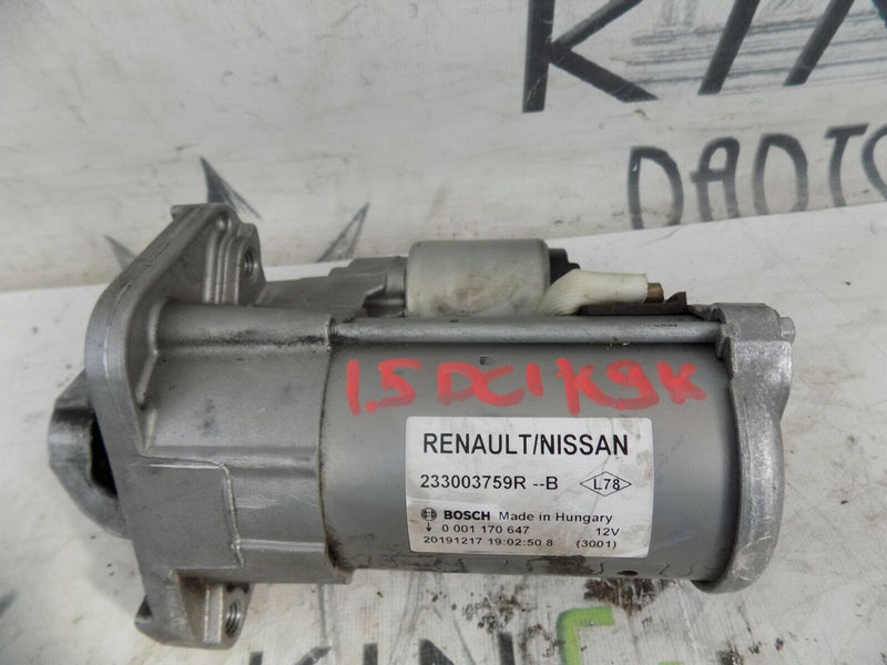 RENAULT NISSAN DACIA 1.5 DCI K9K STARTER MOTOR GENUINE  233003759R--B
