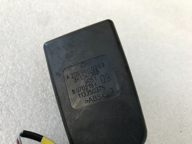 MERCEDES GLC X253 2016-23 LEFT PASSENGER SIDE REAR SEAT BELT BUCKLE A2058600369