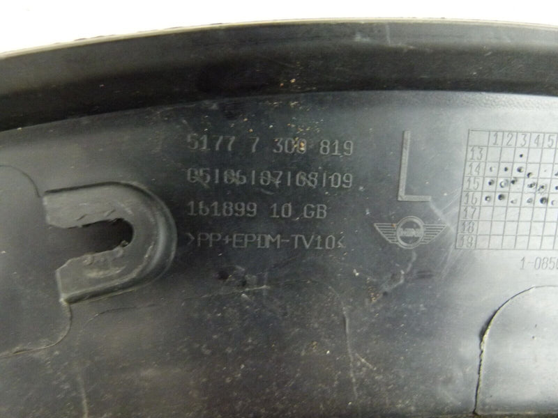 MINI F55 F56 F57 2018-21 FRONT LEFT WHEEL ARCH TRIM GENUINE 5117 7300819