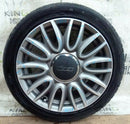 FIAT 500 GENUINE 16" ALLOY WHEEL 6.5Jx16H ET35 51972865  TYRE 195/45 R16