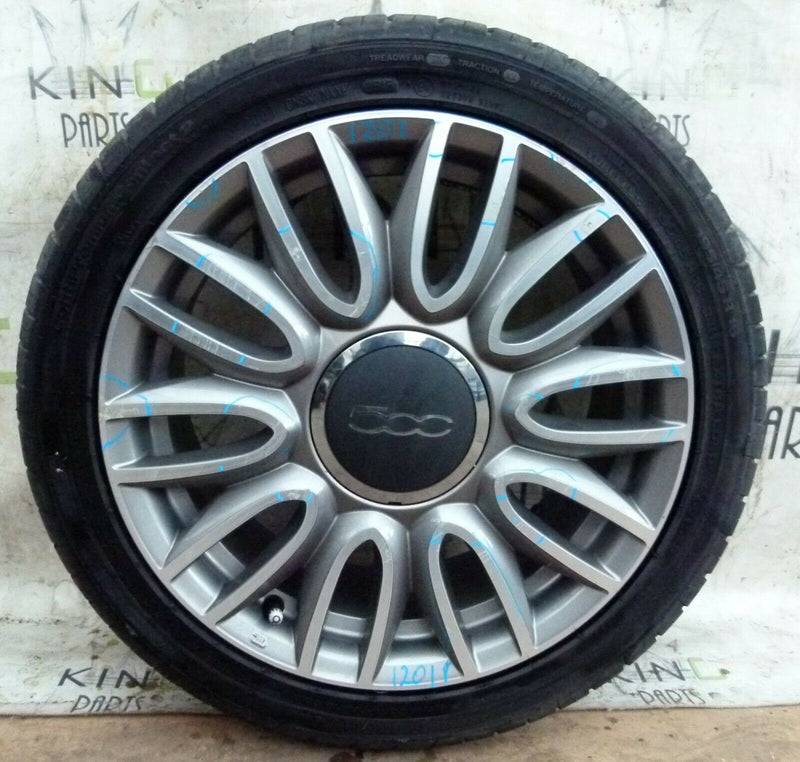 FIAT 500 GENUINE 16" ALLOY WHEEL 6.5Jx16H ET35 51972865  TYRE 195/45 R16