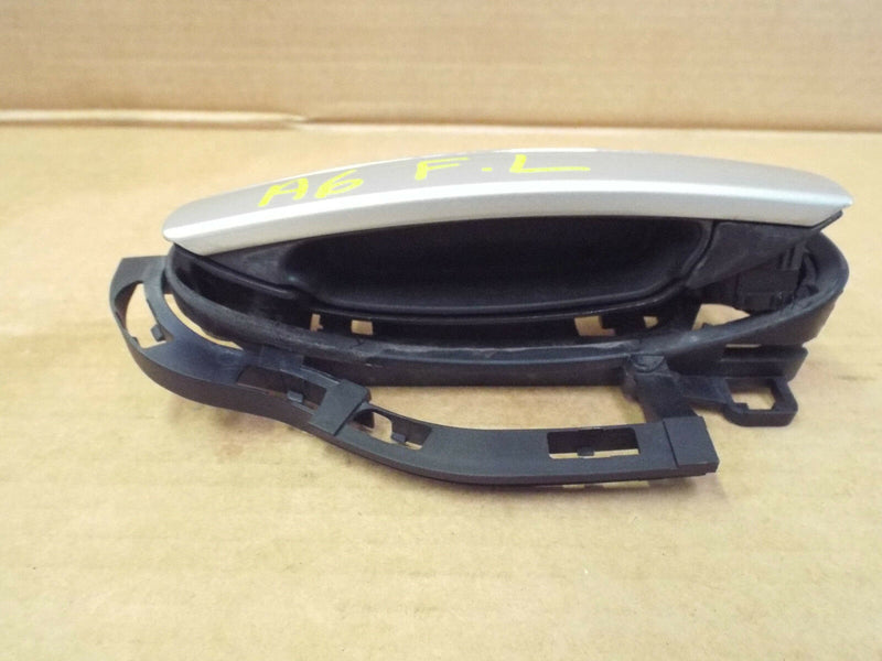 Audi A6 C6 2004-2011 Front Door Outer Handle Silver Left Passenger Side N/S