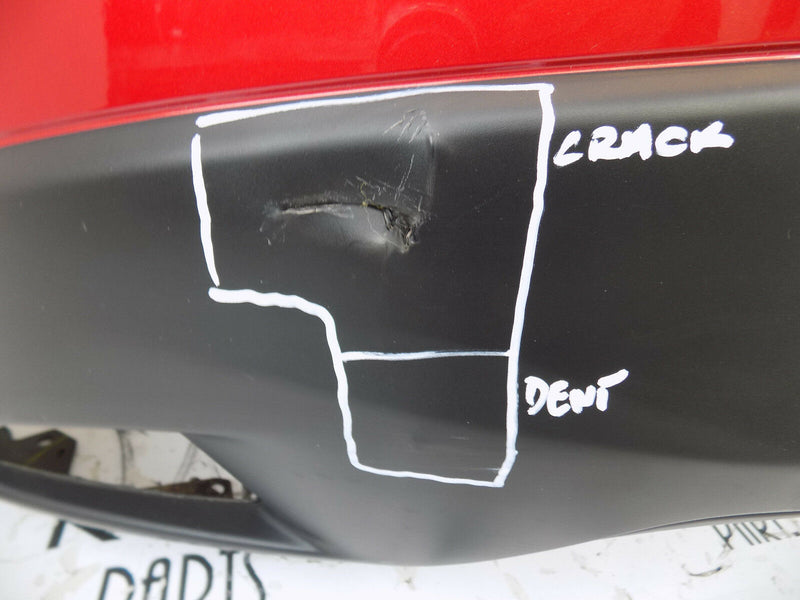 MAZDA III 3 2008 2009 2010 2011 RED REAR BUMPER GENUINE PDC DB0V-50221